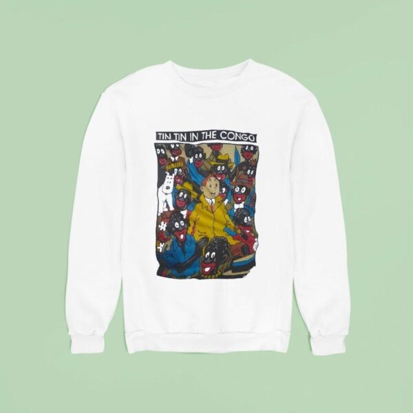 Tintin In The Congo Cartoon Sweatshirt
