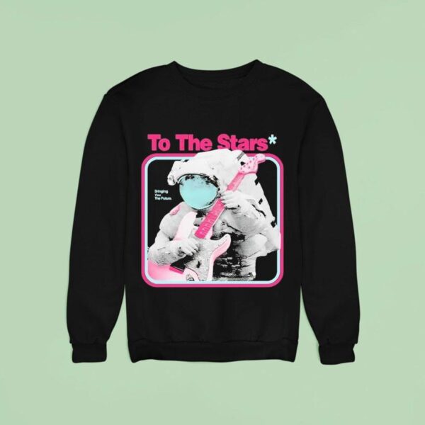 To The Stars Bringing You The Future Astro Strat Guitar Rock Sweatshirt