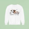 Together For Texas Dog And Cows Sweatshirt