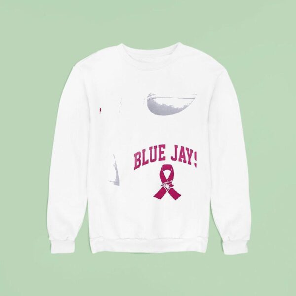 Toronto Blue Jays Mlb Breast Cancer Awareness Sweatshirt