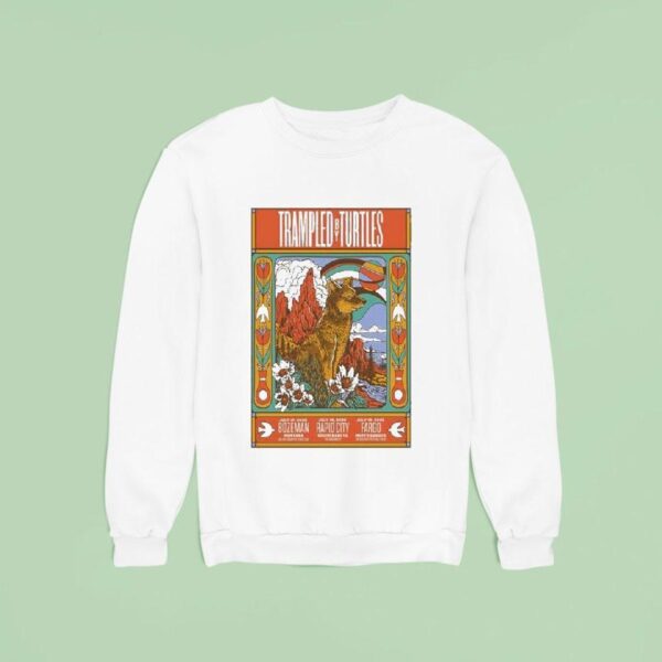 Trampled By Turtles Rapid City South Dakota July Wolf Sweatshirt