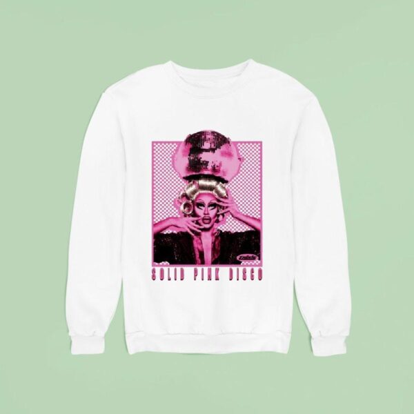 Trixie Mattel Solid Pink Disco Tour Sweatshirt