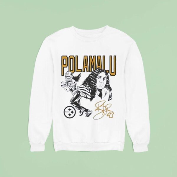 Troy Polamalu Pittsburgh Slers Signature Sweatshirt