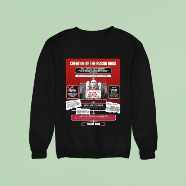 Trump Wins Election Creation Of The Russia Hoax Sweatshirt