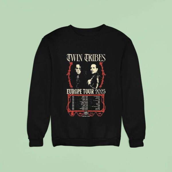 Twin Tribes European Tour Dates Sweatshirt