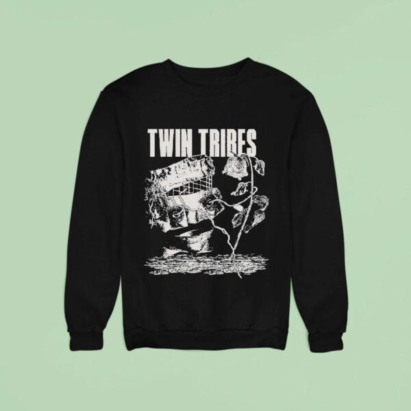 Twin Tribes Unraveled Rose Sweatshirt