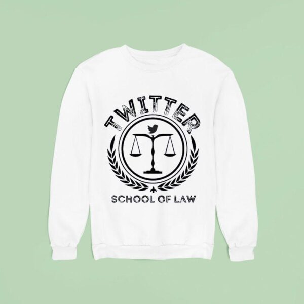 Twitter School Of Law Logo Sweatshirt