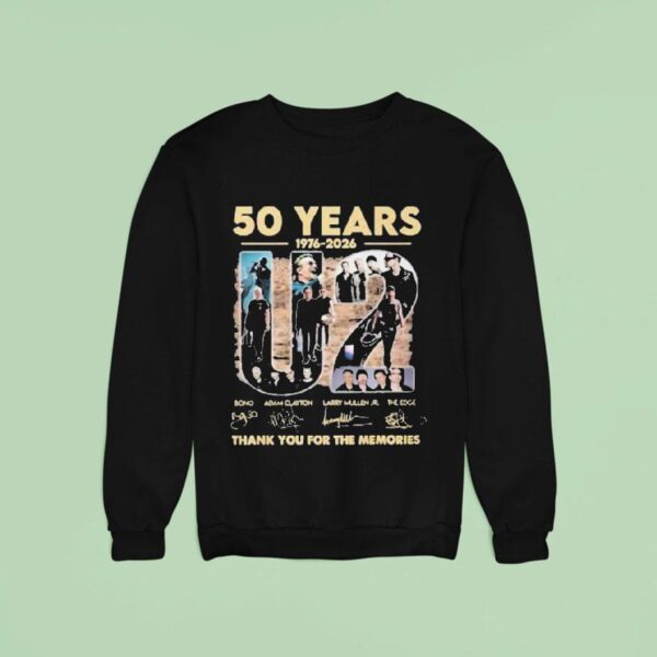 U Years Thank You For The Memories Signature Sweatshirt