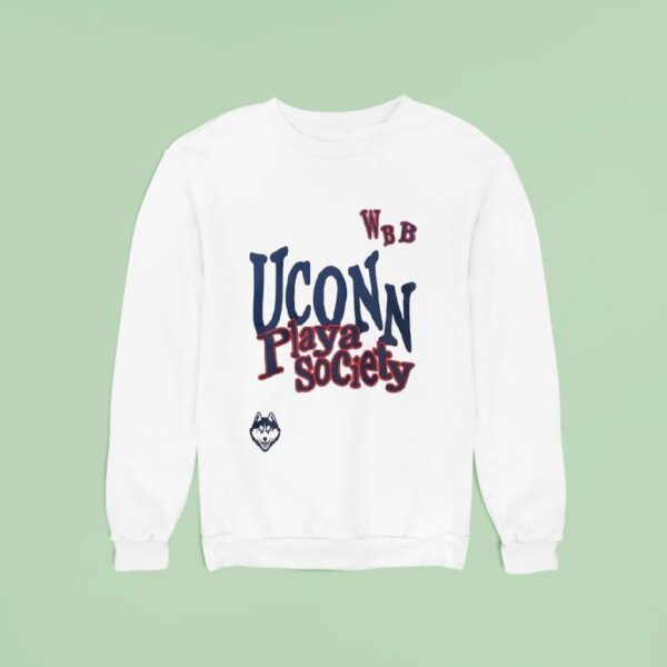 Uconn Huskies Playa Society Wbb Sweatshirt