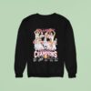 Uconn Huskies Yes I Am Old But I Saw Four Peat National Champions Signatures Sweatshirt