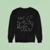 Uni Doodle Cat Meme Sweatshirt