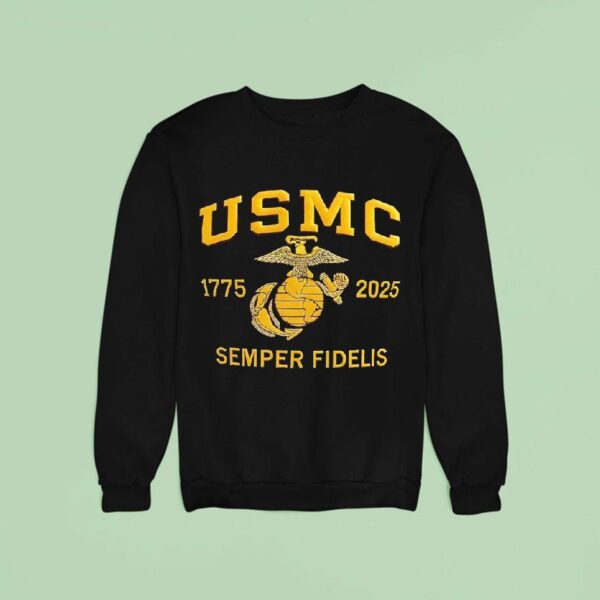 Usmc Th Anniversary Semper Fidelis Sweatshirt