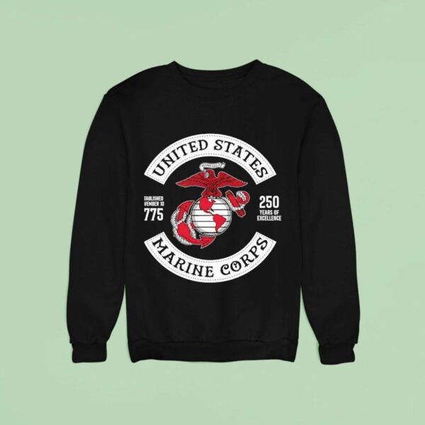 Usmc United States Marine Corps Years Of Excellence Sweatshirt