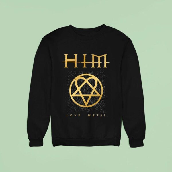 Ville Valo Heartagram Him Love Metal Sweatshirt