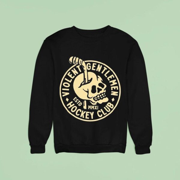 Violent Gentlemen Hockey Club Headache Skull Sweatshirt