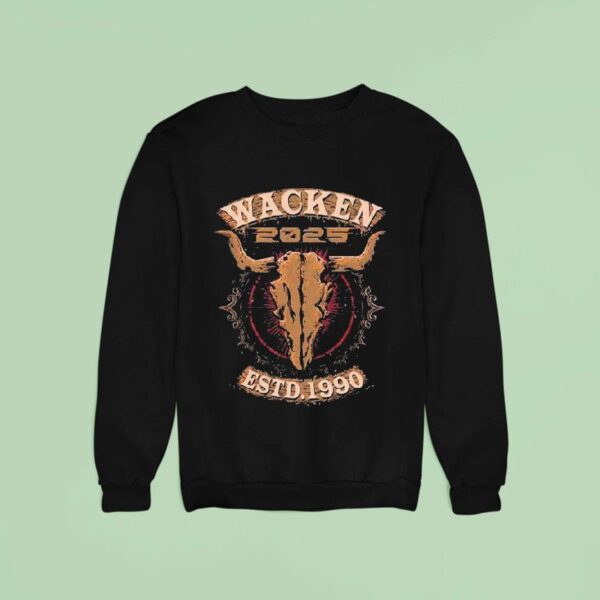 Wacken Open Air Festival From July To August In Schleswig Holstein Germany Rock Sweatshirt