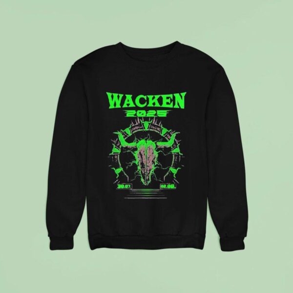 Wacken Open Air Festival From July To August In Schleswig Holstein Germany Stargate Sweatshirt