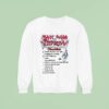 Warren Lotas Bachelor Party Bachelor Party Checklis Sweatshirt