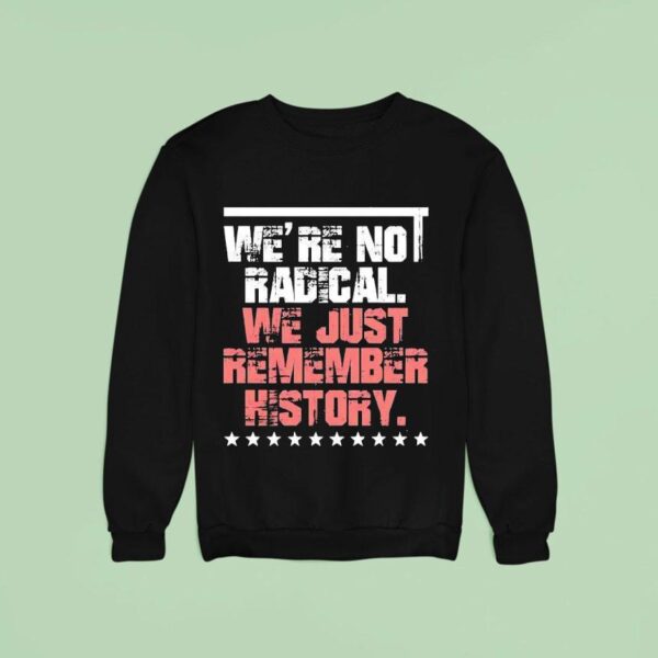 We Are Not Radical Just Remember History Vintage Sweatshirt