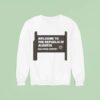 Welcome To The Republic Of Alberta Wild Rose Country Sign Sweatshirt