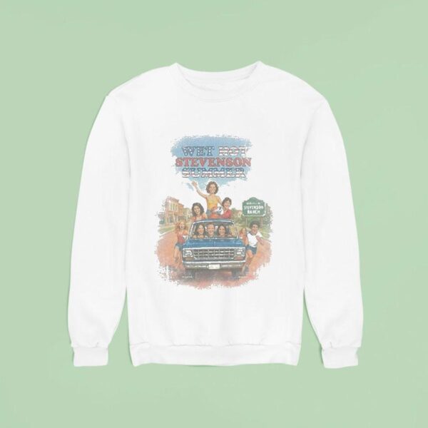 Wet Hot Stevenson Ranch Summer Cartoon Sweatshirt