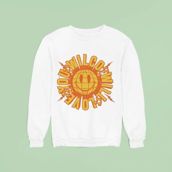Wilco Will Love You Smiley Globe Sweatshirt