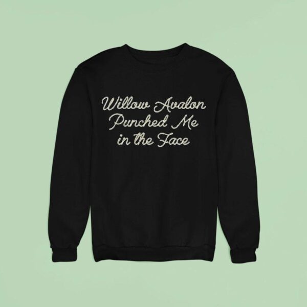 Willow Avalon Punch Me In The Face Sweatshirt