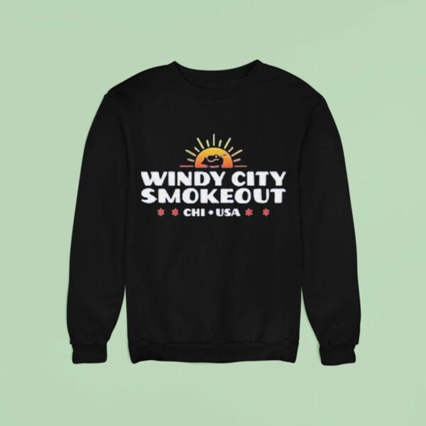 Windy City Smokeout Chi Usa Sunse Sweatshirt