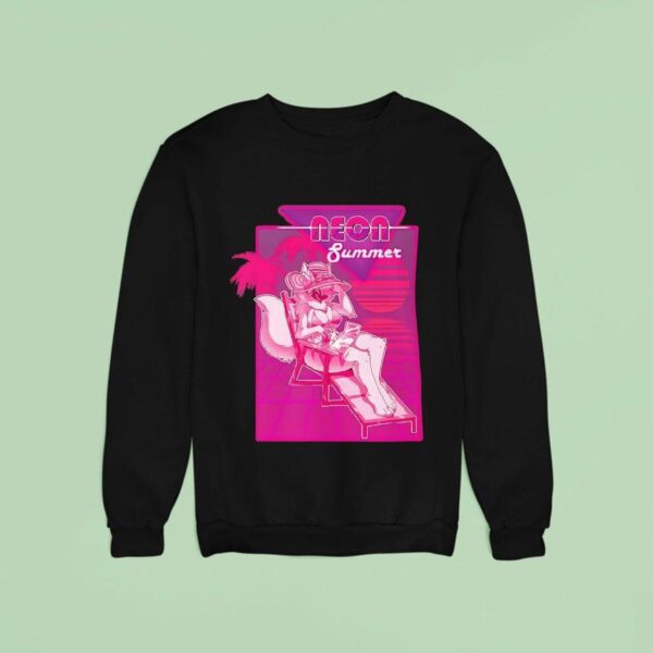 Wolf Neon Summer Sweatshirt