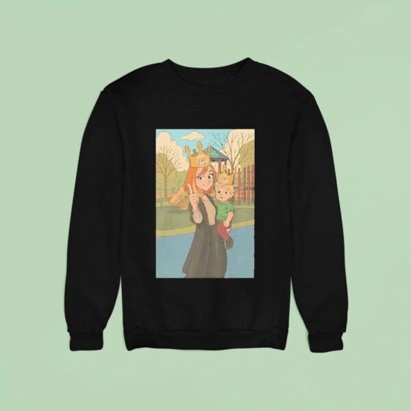 Wp Queen Of The Playground Burger King Sweatshirt