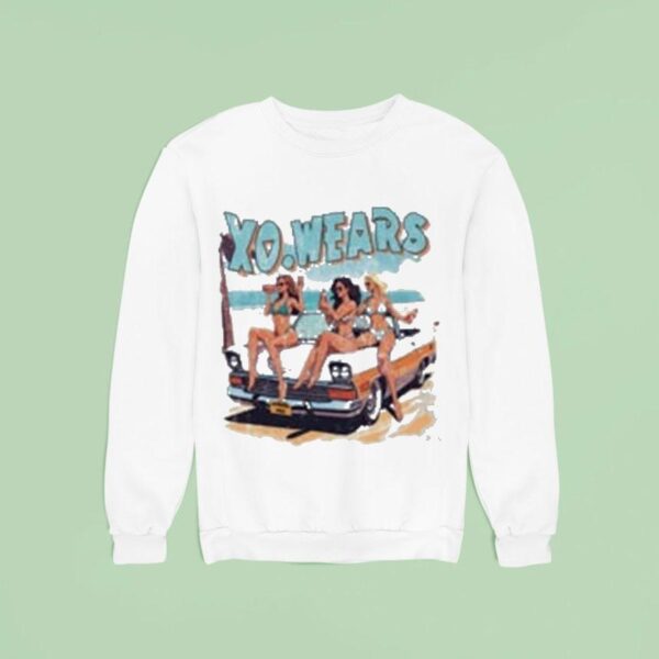 Xo Wears Beach Girls Car Sweatshirt