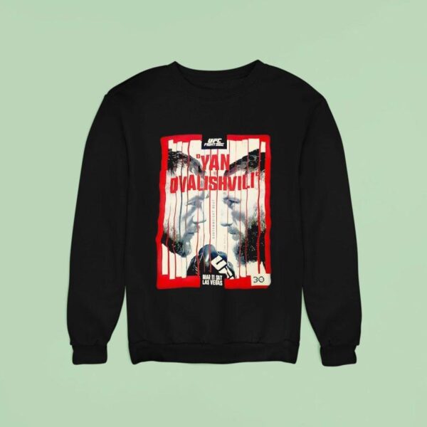 Yan Vs Dvalishvili Ufc Fight Nigh Sweatshirt