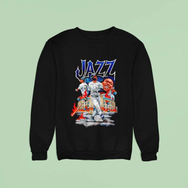 Yankees Jazz Bronx Hero Baseball Sweatshirt