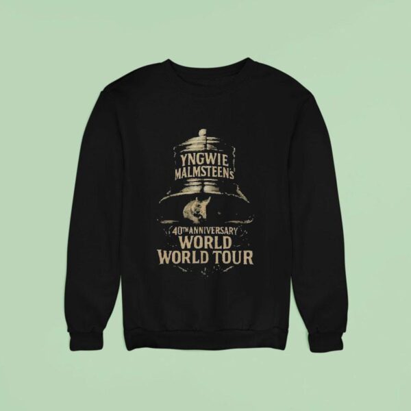 Yngwie Malmsn Legacy Forged In Strings World Tour Th Anniversary Sweatshirt