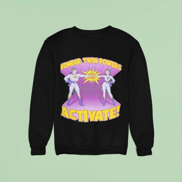 Zan And Jayna Wonder Twin Powers Activate Sweatshirt
