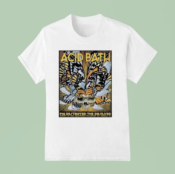 Los Angeles Ca Tour Acid Bath T Shirt