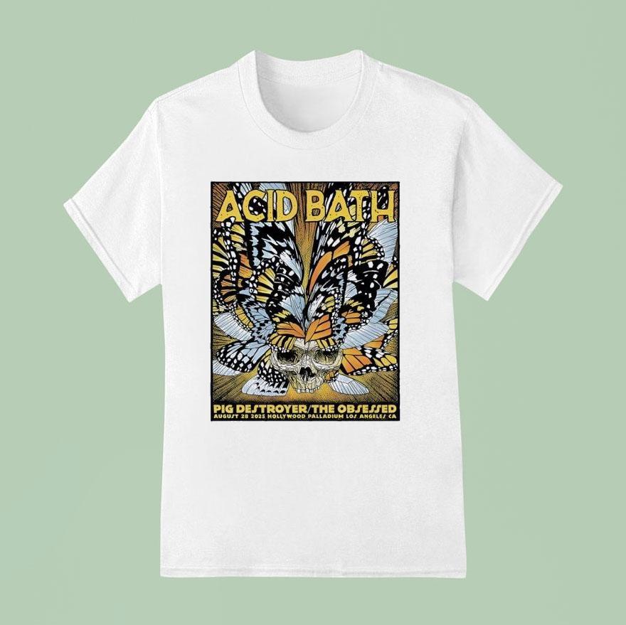     Los Angeles Ca Tour Acid Bath T Shirt
