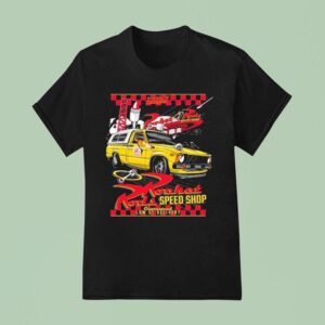 Video Rocket Rods Speed Shop Low Et Delivery T Shirt