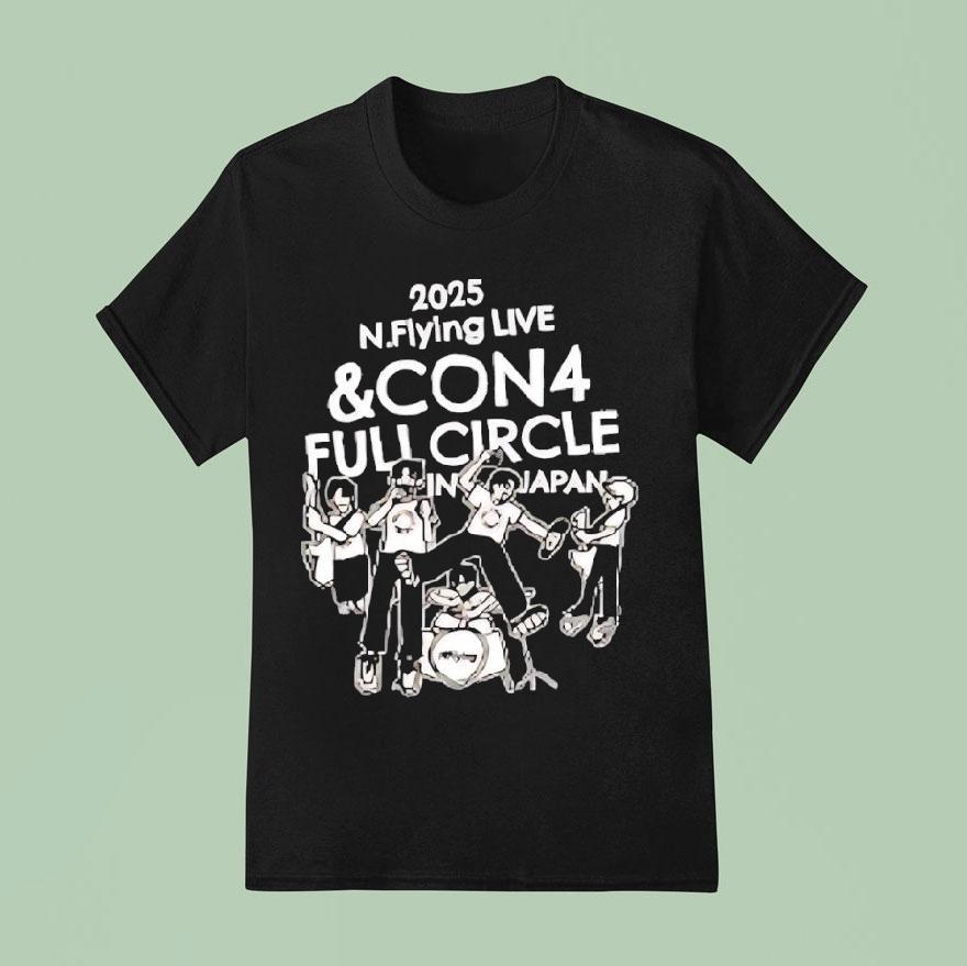   Nflying Live And Con Full Circle In Japan T Shirs T Shirt