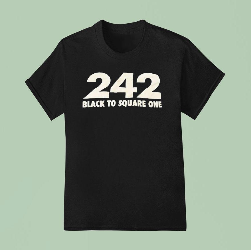 Black To Square One T Shirt