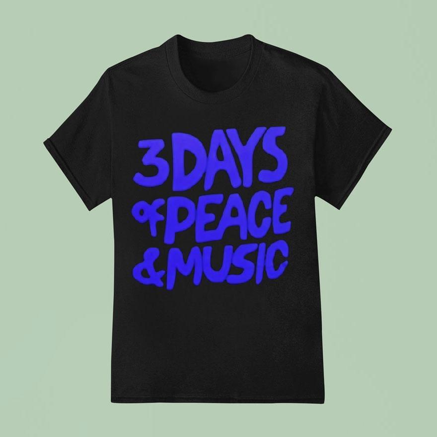 Days Of Peace And Music T Shirt