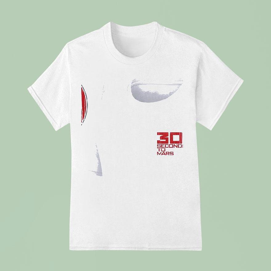 Seconds To Mars Distressed Logo T Shirt