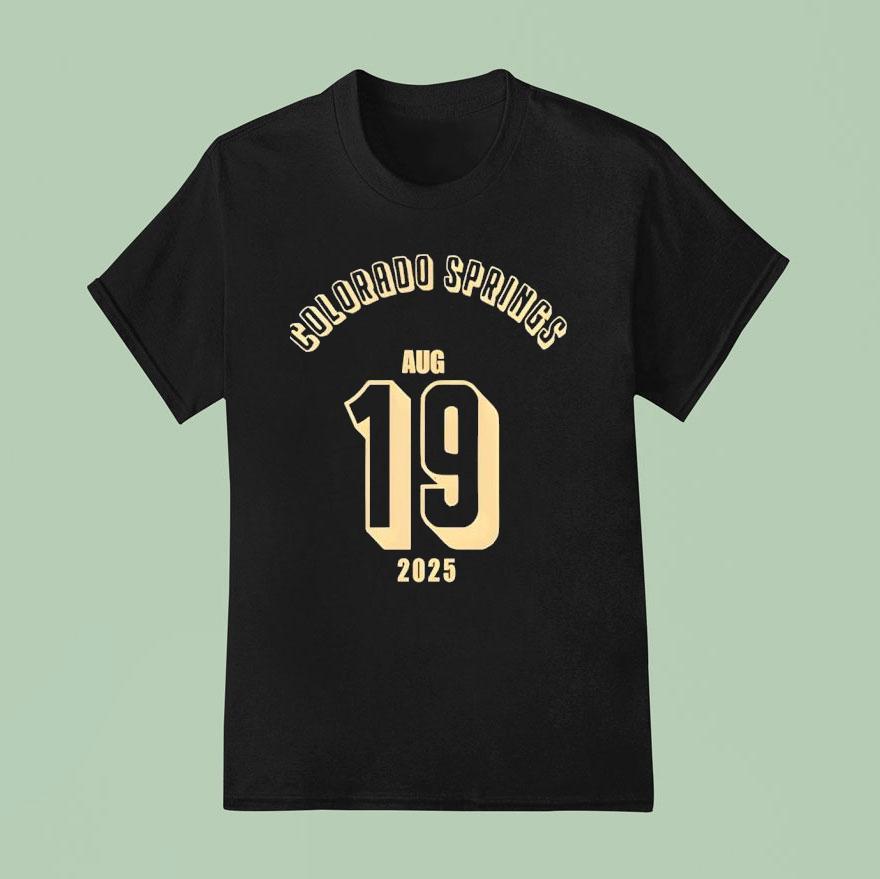   Aug   Colorado Springs Co T Shirt