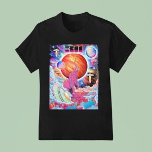 Concert At Avondale Brewing Company In Birmingham Al On August Psychedelic Elephant And Space T Shirt
