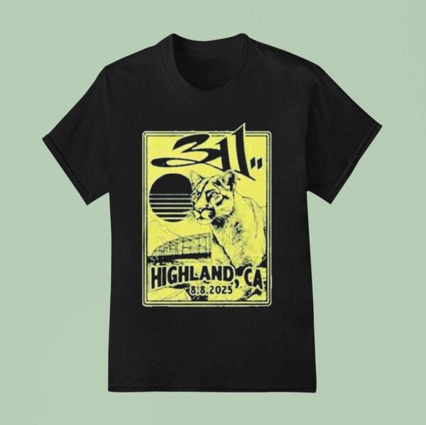 Highland California Concert At Yaamava Theater At Yaamava Resort And Casino On August Lion T Shirt