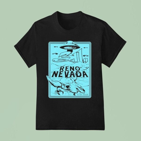 Tour Reno Nevada August Ufo T Shirt