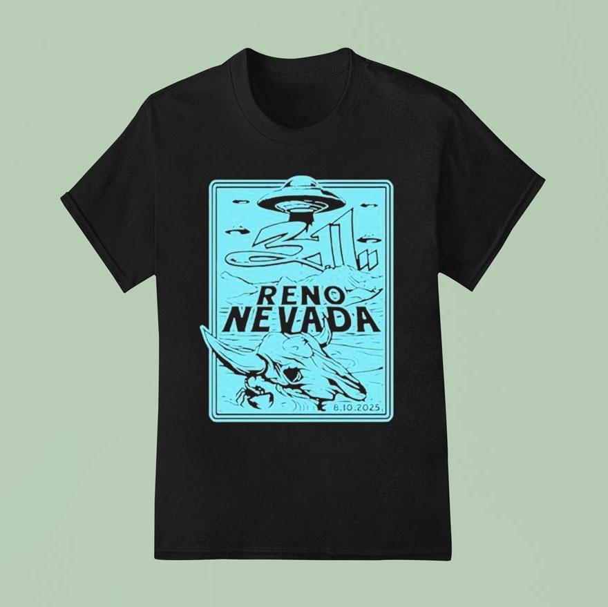   Tour Reno Nevada August   Ufo T Shirt