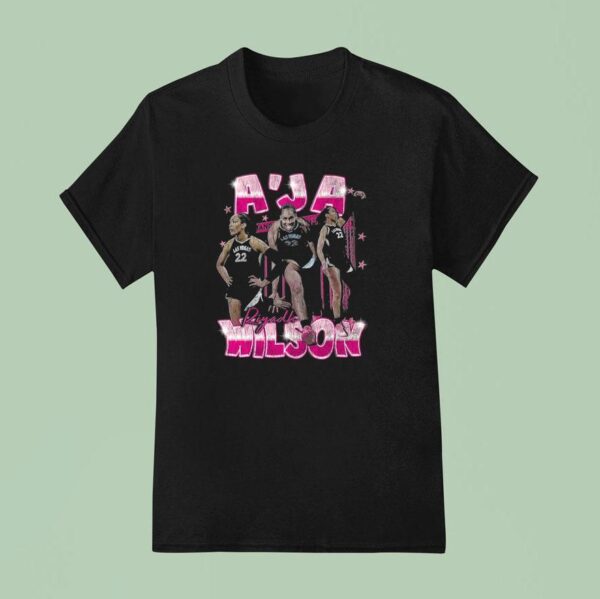 A Ja Wilson Las Vegas Aces Basketball T Shirt