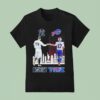 Aaron Judge And Josh Allen New York Yankees X Buffalo Bills Skyline Signatures T Shirt