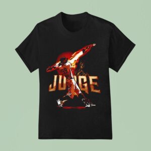 Aaron Judge Fire Swing New York Yankees Baseball T Shirt